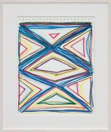 Crayon Drawing 9 by Marina Adams contemporary artwork works on paper drawing