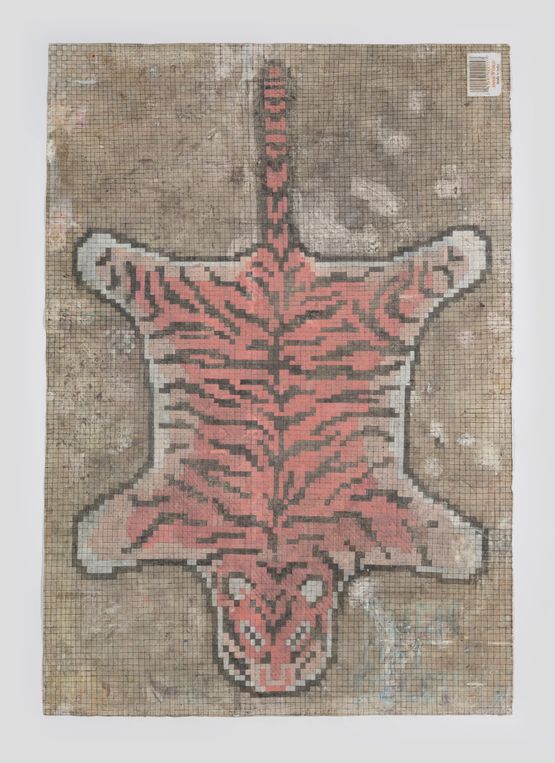 Another Another Prayer Rug the Continuing Story of Bungalow Bill by Simon Evans contemporary artwork Painting