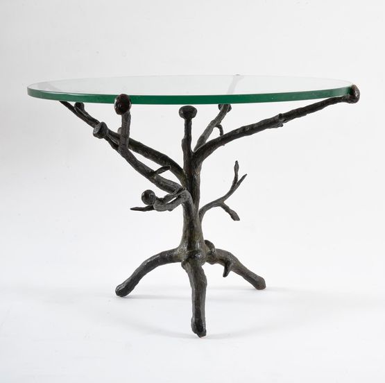 Gueridon arbre aux bourgeons by Diego Giacometti contemporary artwork Sculpture