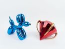 Balloon Dog Blue Diamond Red by Jeff Koons contemporary artwork Sculpture