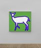 Deer 1. by Julian Opie contemporary artwork Sculpture