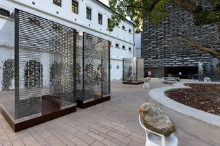 Contemporary art exhibition Alicja Kwade Waiting Pavilions at Tai Kwun Contemporary Hong Kong