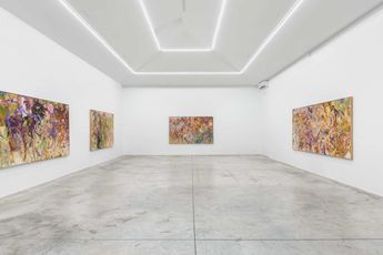 Contemporary art exhibition Larry Poons Kentucky Cols. at Almine Rech Paris Rue de Turenne France