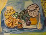 Still Life by Mikayil Abdullayev contemporary artwork works on paper
