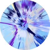 Beautiful Perfectly Indifferent Though Quite Meekly Seething Really Friendly Clear But Bewildering Vapor Painting by Damien Hirst contemporary artwork print