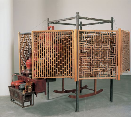 Opening of a Closed Center by Chen Zhen contemporary artwork Mixed Media