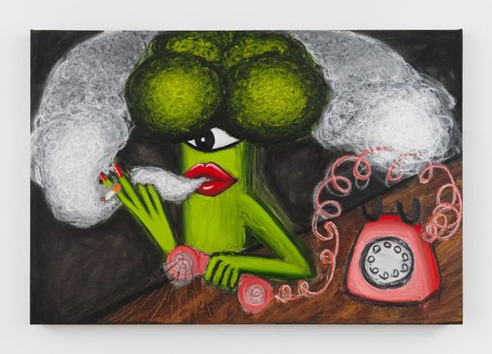 Checked Out by Hein Koh contemporary artwork Painting
