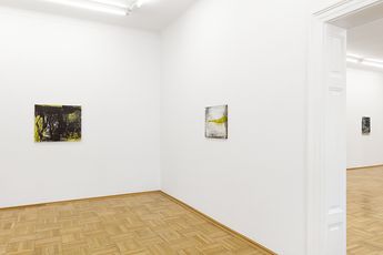 Contemporary art exhibition Helmut Federle HELMUT FEDERLE. Acknowledgement at Galerie nachst St. Stephan Rosemarie Schwarzwalder Vienna Austria