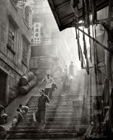 Steps in Light and Shade Hong Kong by Fan Ho contemporary artwork photography print