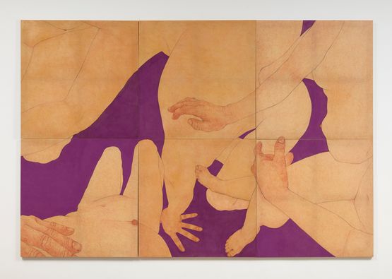 Map Mineral Violet by Seung Ah Paik contemporary artwork Works on Paper