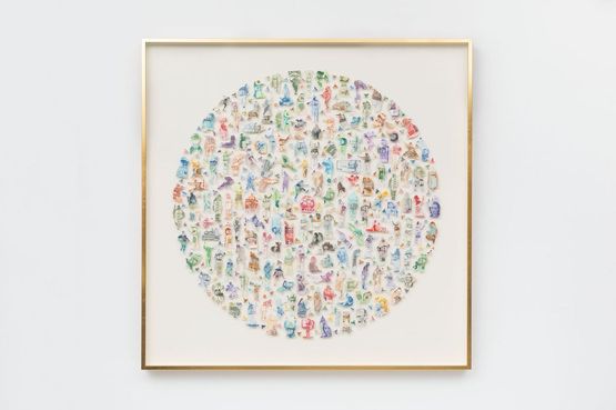 MONEY MAKES THE WORLD GO ROUND XXII by Carlos Aires contemporary artwork Mixed Media