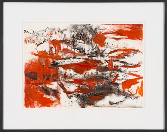 Shostakovich I by Sabine Moritz contemporary artwork Works on Paper
