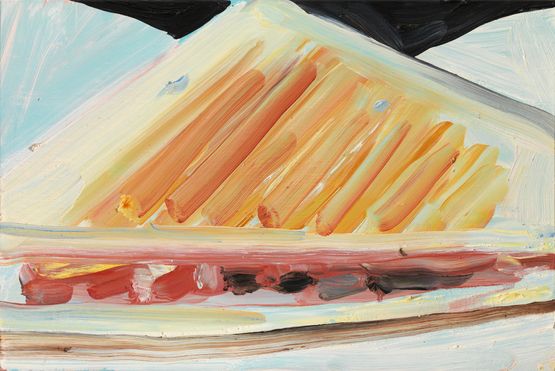 Tramezzini by Chantal Joffe contemporary artwork Painting