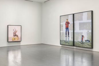 Contemporary art exhibition Rodney Graham Rodney Graham Paintings and Lightboxes at Lisson Gallery Los Angeles United States