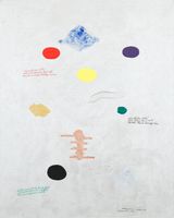 Der Zweifel an der Ordnung by Oswald Oberhuber contemporary artwork painting