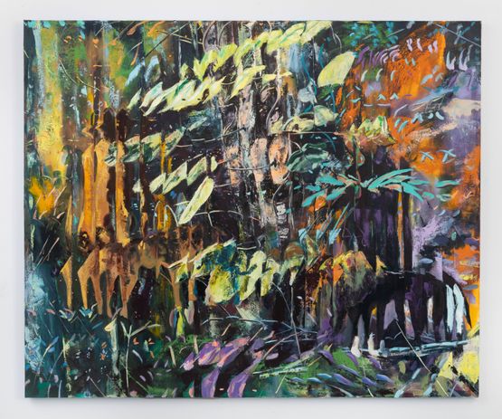 Thunder Across the Trail by Maia Cruz Palileo contemporary artwork Painting