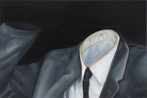 Malcolm X by Lunna Menoh contemporary artwork Painting