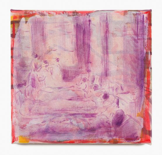 Gute Nacht II by Cosima Zu Knyphausen contemporary artwork Painting