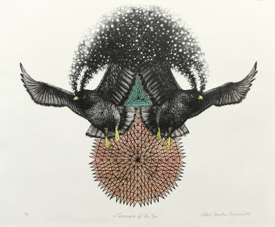 Messengers of the Sun by Albert Yonathan Setyawan contemporary artwork Print
