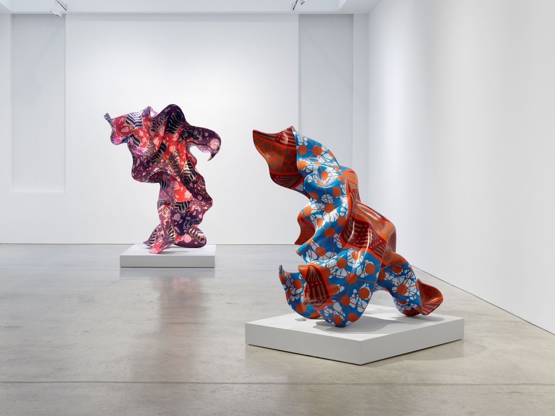 Yinka Shonibare’s Bronze Waves at James Cohan