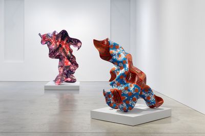 Yinka Shonibares Bronze Waves at James Cohan