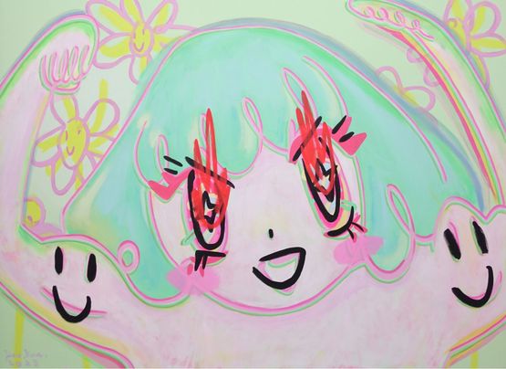I AM STROONNGGG by Yeo Kaa contemporary artwork Painting