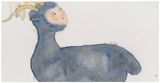 Song of Songs No. 44 - Auspicious Beast 1 by Peng Wei contemporary artwork works on paper