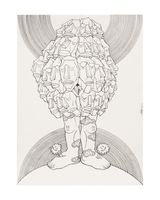 Ink from Days That Slip Away Untouched No. 07 by Uji Hahan Handoko Eko Saputro contemporary artwork drawing works on paper