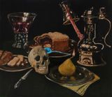 La creme de tartre hollywoodien by Jan Van Imschoot contemporary artwork painting works on paper
