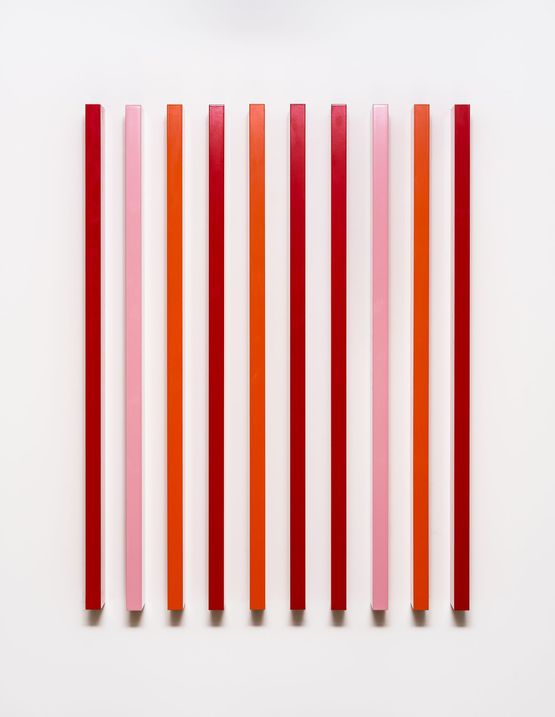 Red Glutton by Liam Gillick contemporary artwork Sculpture