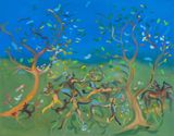 Peace by Sophie Von Hellermann contemporary artwork painting