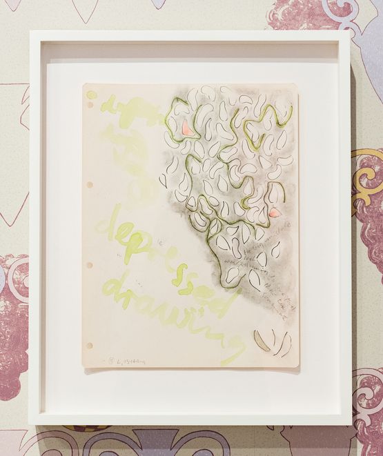 Series One Drawing No. 8 London August by Marc Camille Chaimowicz contemporary artwork Works on Paper