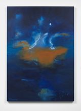 Last piece of Land Blue Planet by Elizabeth Ibarra contemporary artwork painting