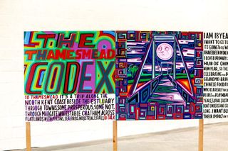 Contemporary art exhibition Bob and Roberta Smith Thamesmead Codex at Tate Modern London United Kingdom