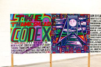 Contemporary art exhibition Bob and Roberta Smith Thamesmead Codex at Tate Modern London United Kingdom