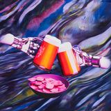 Ganbeiiiiiii by Caison Wang contemporary artwork painting