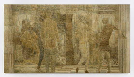 Untitled a strange and unknown tuning by Tim Buckovic contemporary artwork Painting