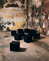 Cabecas  by Antonio Dias contemporary artwork mixed media