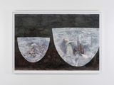 Robbie and me 3 by Guggi contemporary artwork mixed media works on paper