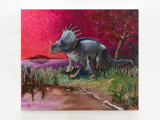 Dinotopia by Charles Hascoet contemporary artwork Painting