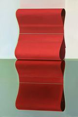 Paper - Portrait Red by Liu Cong contemporary artwork painting works on paper
