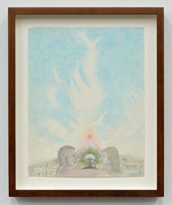 Share This Land by Alan Saret contemporary artwork Drawing