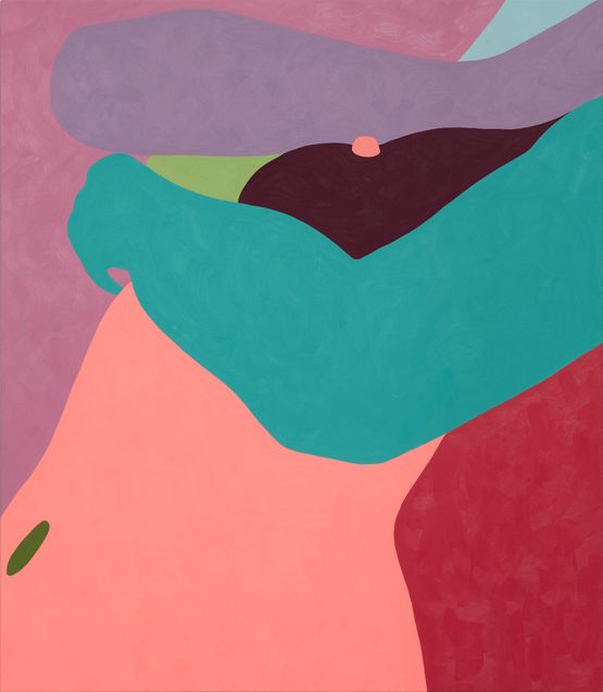 Im In Love With The Sun But He Just Burns Me by Helen Beard contemporary artwork Painting