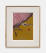 Spoonbill by Holly Lowen contemporary artwork drawing works on paper