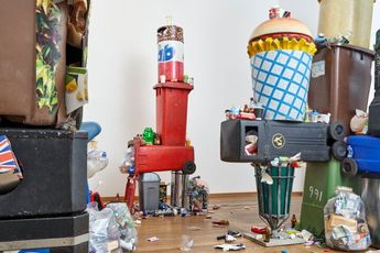 Contemporary art exhibition Michael Landy EXFORM at Knust Kunz Gallery Editions Munich Germany