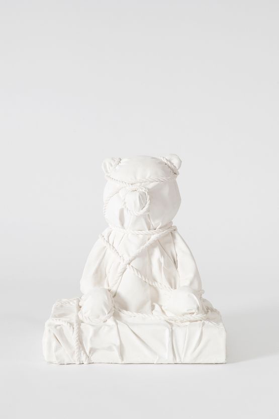 Wrapped Bear by Daniel Arsham contemporary artwork Sculpture