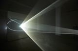 Split Second Mirror by Anthony McCall contemporary artwork installation