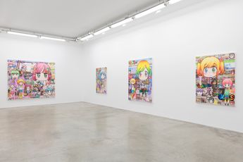 Contemporary art exhibition Mr. Mr.s Melancholy Walk Around the Town at Perrotin Paris Marais France