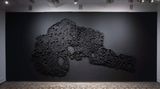Charred hyphal mat by Pakkiyarajah Pushpakanthan contemporary artwork painting textile
