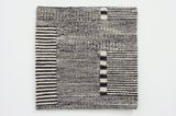 Parallel Planar Panel variegated shades of greys and off-white by Andrea Zittel contemporary artwork textile